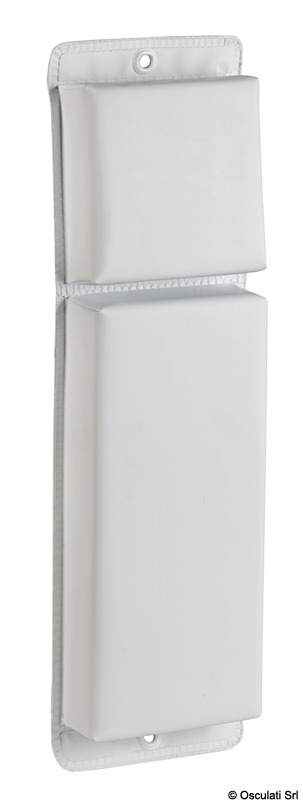 In PVC espanso morbido a cellula chiusa, con rivestimento esterno in tessuto di PVC telato ed elettrosaldato. Si possono piegare per riporli più facilmente.