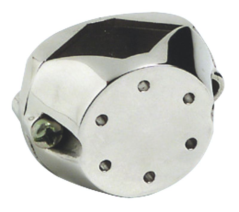 Serve come presa di forza per fissare sui pulpiti o roll bar accessori anche pesanti di qualsiasi tipo.