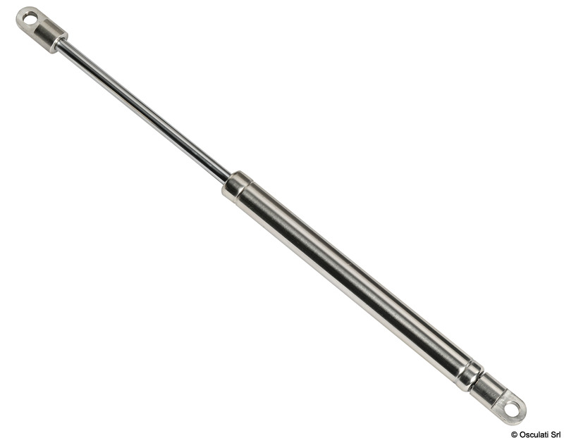 Complete di occhielli terminali in acciaio inox con foro 8 mm. Abbinabili alle nostre piastrine. Provviste di valvole di sfiato atte a variare il carico di reazione.
