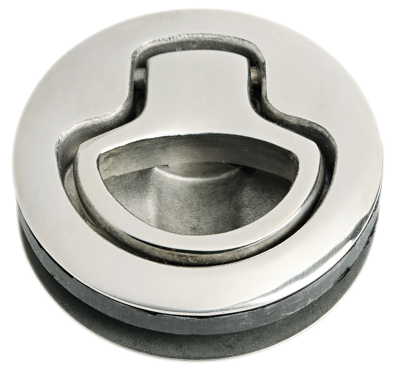 Completamente in acciaio inox AISI 316 lucidato a specchio. Completi di battuta a squadra.