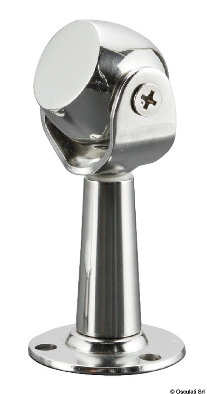Corpo in acciaio inox AISI 316 lucidato a specchio.Forza di trazione 5 kg