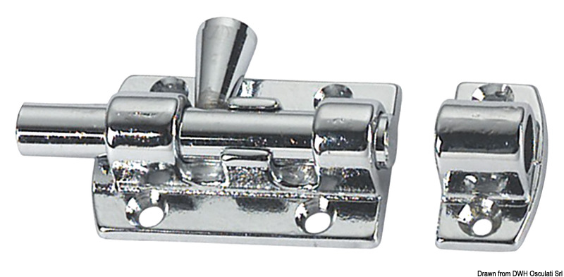 In ottone cromato fuso, pertanto sono molto robusti. Anche il pistone è in ottone.