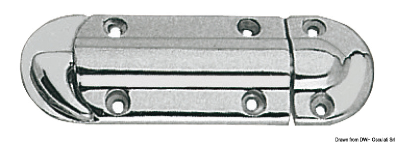 In ottone cromato per sportelli posteriori di accesso alla plancetta.