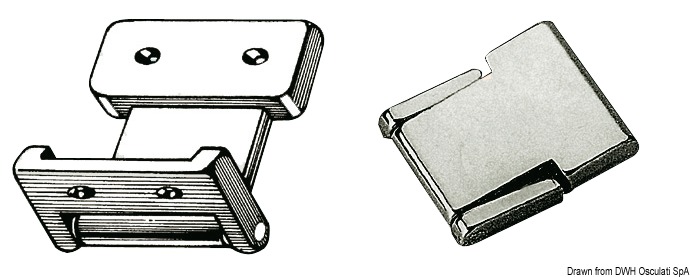 Senza sbalzo, in ottone cromato.