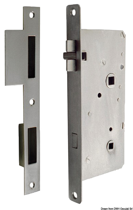 Realizzata in ottone cromato, quadro standard e chiave di sblocco esterna.