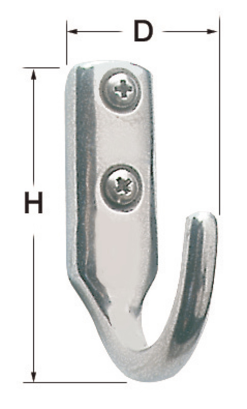 In acciaio inox fuso e lucidato.