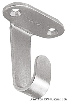 In acciaio inox lucido.