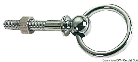 In ottone cromato.