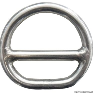D-ring w/bar 6x50 mm