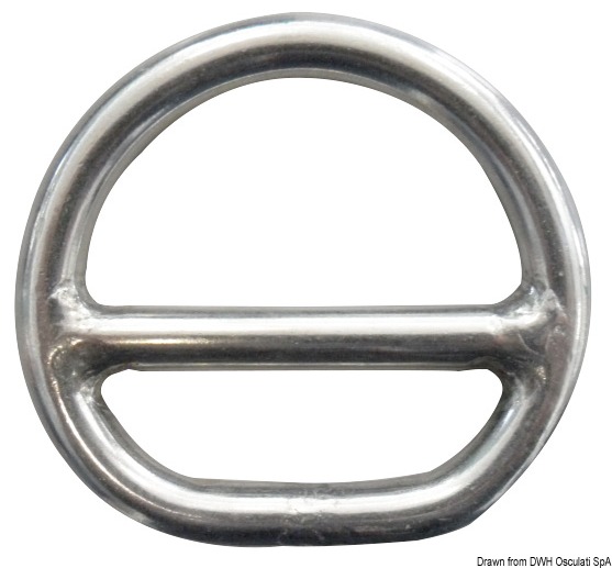 D-ring w/bar 6x50 mm
