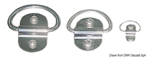 Con supporti in lamiera stampata, AISI 304 lucidato.
