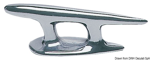 Di forma classica in ottone cromato con due perni.