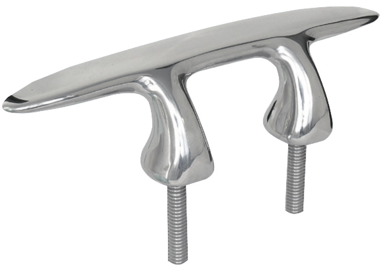 In acciaio inox AISI 316 lucidato a specchio. Complete di prigionieri.