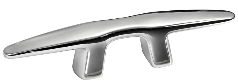 In acciaio inox AISI 316 lucidato a specchio.