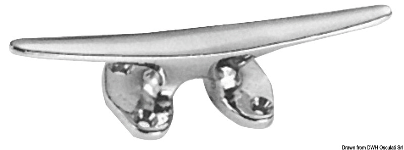 In ottone cromato, base con 4 fori.