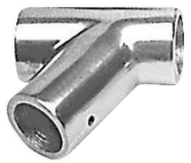 In alluminio lucidato e anodizzato per tubi con Ø da 25/30 mm