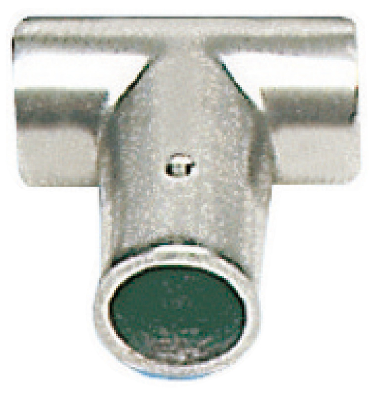 In alluminio lucidato e anodizzato per tubi con Ø da 25/30 mm