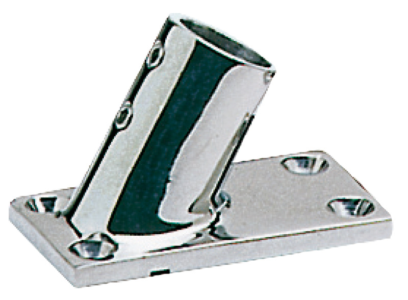 In acciaio inox AISI 316 lucidato a specchio per tubi da 22/25 mm, realizzati in microfusione a spessore.