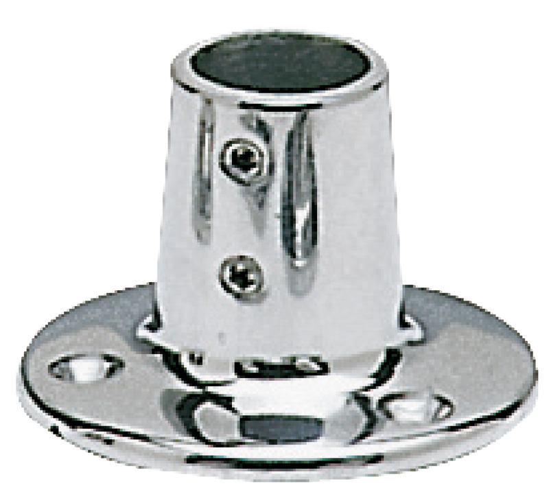 In acciaio inox AISI 316 lucidato a specchio per tubi da 22/25 mm, realizzati in microfusione a spessore.
