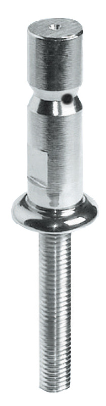 In acciaio inox AISI 316 lucidato, per montaggio all’interno del candeliere.