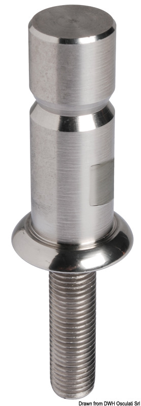 In acciaio inox AISI 316 lucidato, per montaggio all’interno del candeliere.