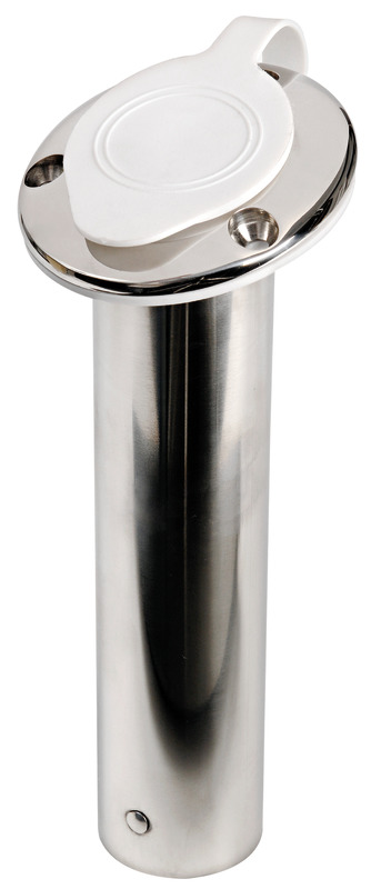 Microfusi in acciaio inox AISI 316 e lucidato a specchio. Nuova flangia ovale di grande impatto estetico. Cappuccio di chiusura stagno in santoprene bianco incluso.Raccordo di scarico acqua in PVC.