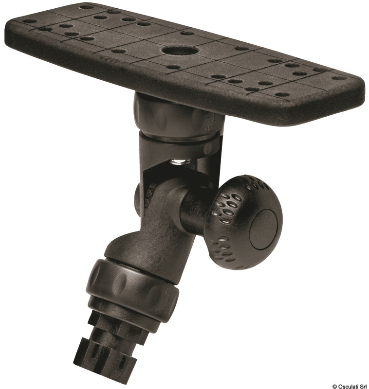 Predisposti per accettare strumenti specifici Garmin o staffe di tutte le altre marche.• Giunto frizionato a 360°.• Regolabile per adattarsi a posizioni di montaggio complesse.• Rimozione senza attrezzi.
