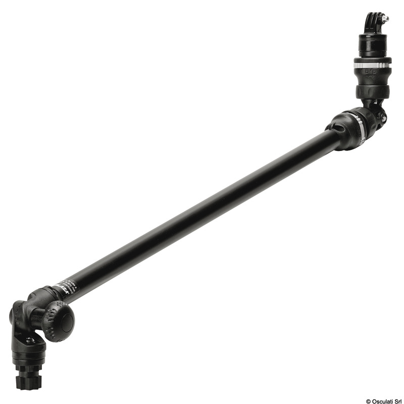 Il miglior modo per preservare la tua camera e catturare l’azione.• Si adatta su camere con filetto ¼ 20.• Include adattatore per staffa 3 piedi GoPro.• Prolunga con 5 inclinazioni possibili.