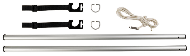 La passerella gonfiabile Osculati è realizzata in PVC nautico con ottima resistenza all'abrasione e ai raggi UV.La tecnologia Drop stitch utilizzata nei SUP la rendono straordinariamente rigida e sicura, garantisce il passaggio in sicurezza e praticità.Prevede una superficie antiscivolo in EVA sulla parte calpestabile superiore e nella parte inferiore degli slider in nylon per evitare l'usura sulla banchina.Per l’utilizzo la passerella può essere gonfiata con pompa manuale o elettrica ad una pressione di 15 PSI – 1 bar, successivamente viene sgonfiata e facilmente riposta in un gavone grazie ai suoi ingombri contenuti (80x30x15 cm).Un'altra funzione di questo prodotto è la sua possibilità di essere utilizzato come SUP dotato di pinne; rimuovendo gli slider di nylon si possono applicare due pinne ad incastro che permettono una buona navigata col remo. Per camminare sulla passerella con la massima sicurezza è disponibile come optional il kit corrimano (cod.42.681.90).E’ realizzato con due aste di diametro 30 mm in alluminio e cima nautica da 6 mm con corsone di tensionamento.Il sistema è facilmente applicabile e removibile con dei ganci ad alta tenuta sul bordo della passerella.