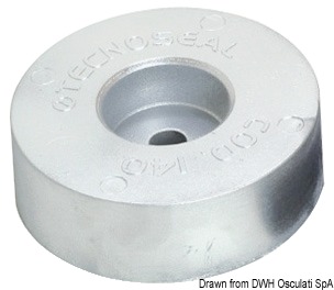 Stern anode 125 x 38 mm