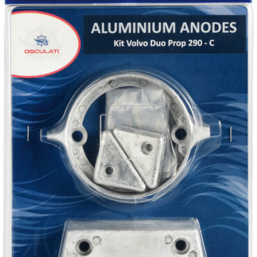 Anode kit for Volvo engines 290 DP zinc