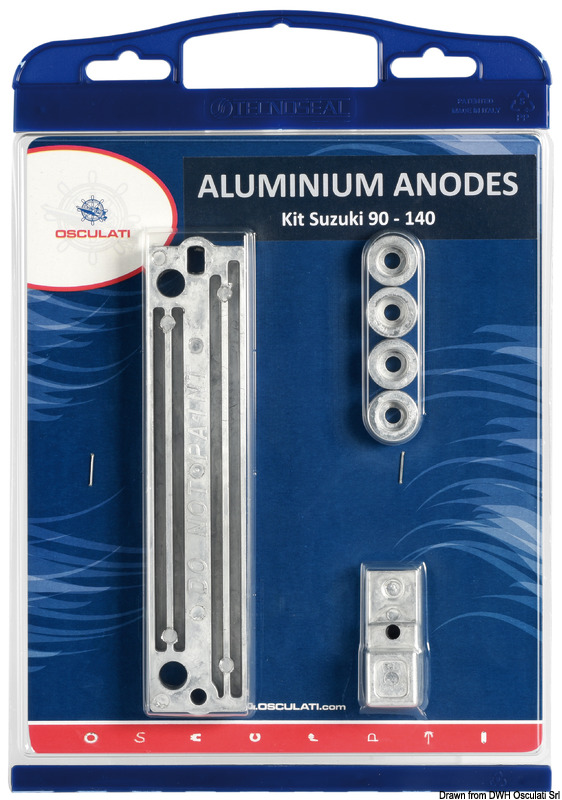 Anode kit Suzuki 90/140 HP aluminium
