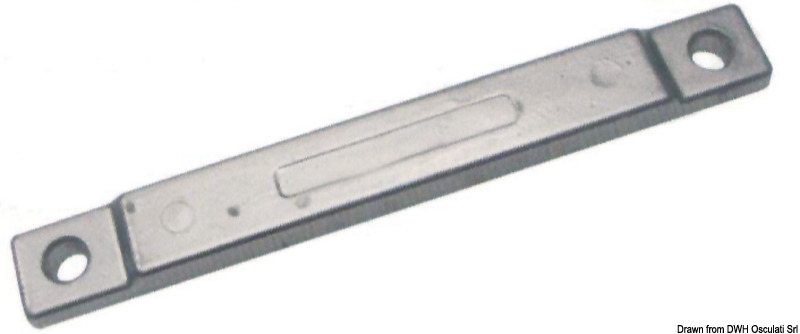 Aluminium rod anode for Verado