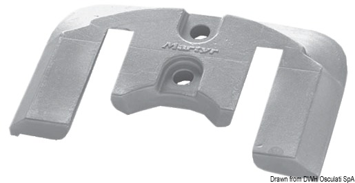 Magnesium plate anode for Bravo