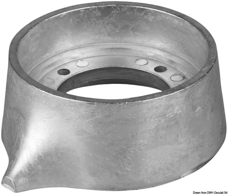 Aluminium collar anode for Sail Drive Ø 105 mm