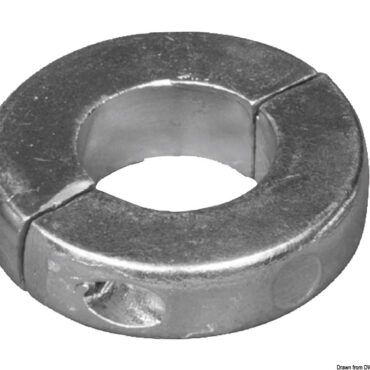 Zinc extra low olive anode 35 mm (1"3/8)