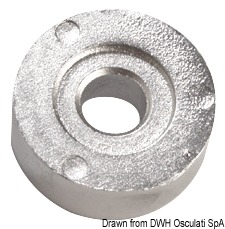 Aluminium ring anode 24 x 15 mm