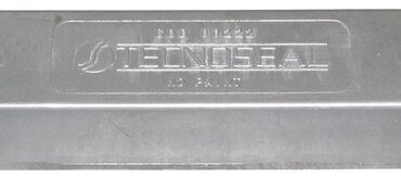 Aluminium oval Vetus type anode 1760 g