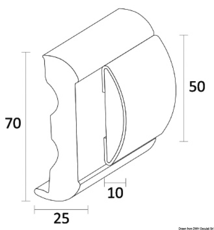 Profilo in acciaio inox AISI 316 riempito in PVC DURALENE. Si può applicare sia su base Standard che su base Slim. Barre da 3 m, da giuntare sempre con il suo coprigiunta.Vantaggi:- si può piegare facilmente;- leggero;- alta resistenza agli urti.