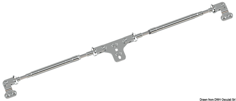Doppio/triplo motore, complete di staffe, cilindri UC128/UC130. Tutti i componenti in acciaio inox.