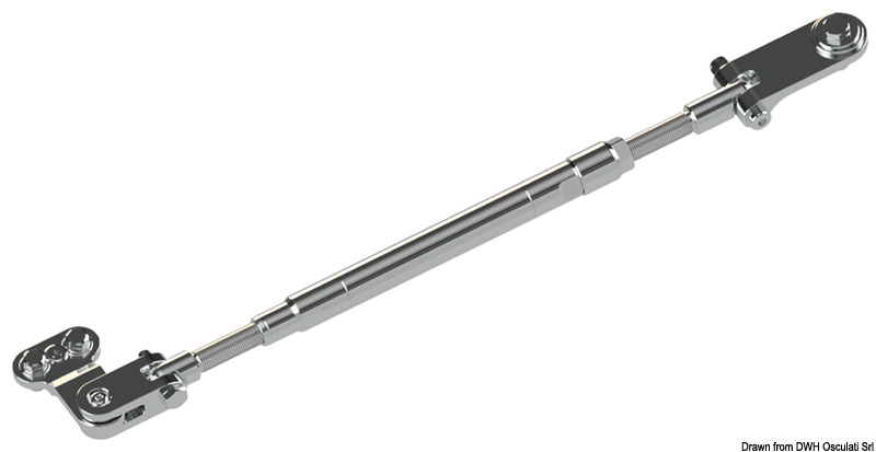 Doppio/triplo motore, complete di staffe, cilindri UC128/UC130. Tutti i componenti in acciaio inox.
