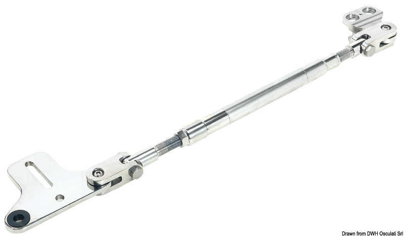 Doppio/triplo motore, complete di staffe, cilindri UC128/UC130. Tutti i componenti in acciaio inox.