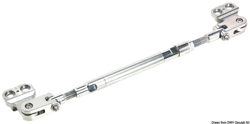 Doppio/triplo motore, complete di staffe, cilindri UC128/UC130. Tutti i componenti in acciaio inox.