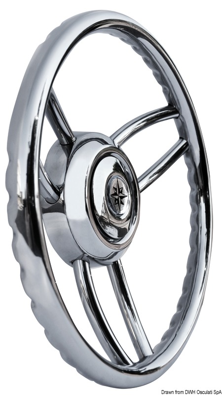 Struttura in acciaio inox lucido. Cono universale.