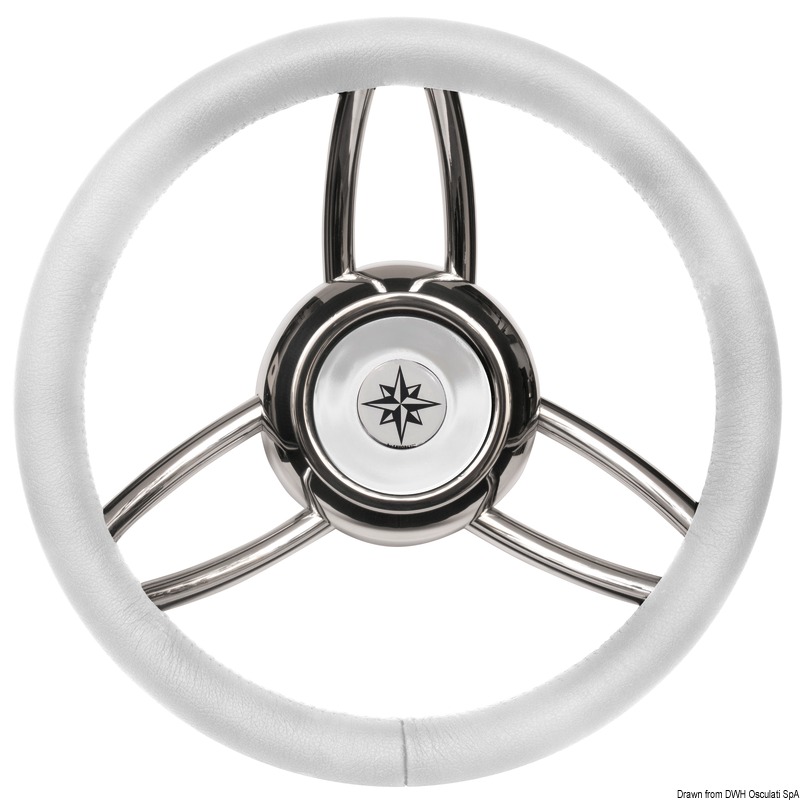Struttura in acciaio inox lucido. Cono universale.