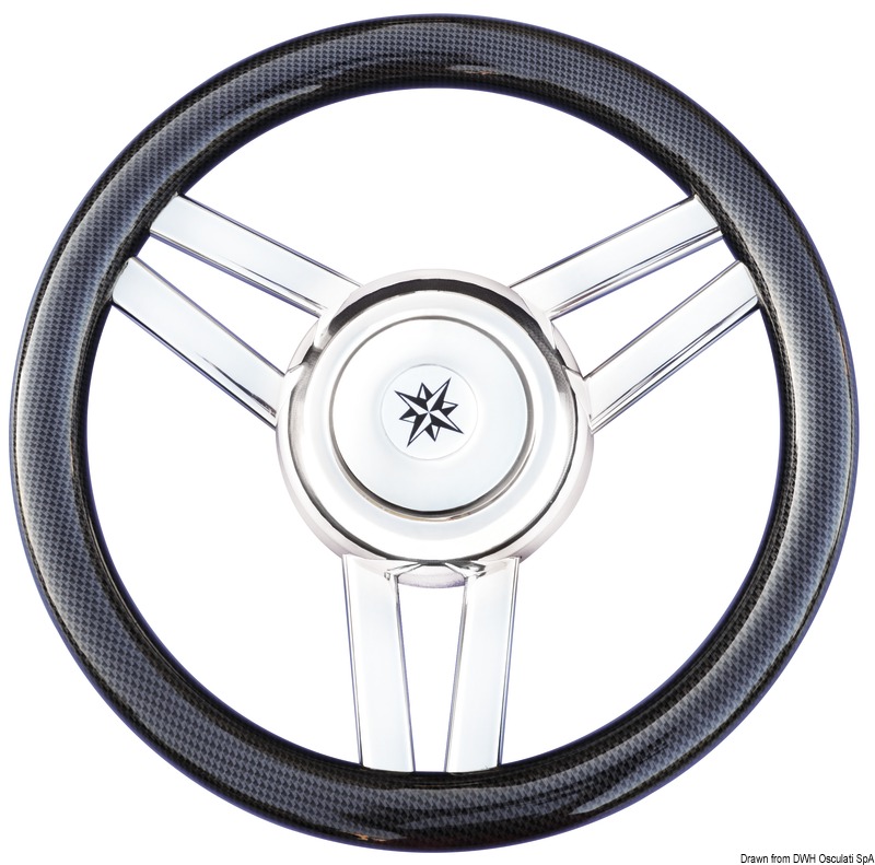 Volante Magnifico 3 razze Ø mm 350 carbonio