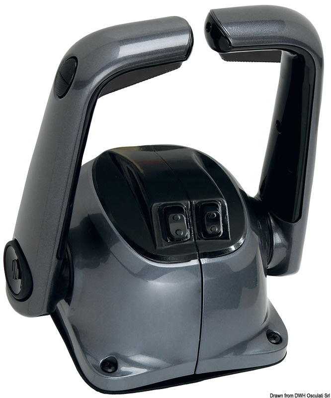 Scatola doppia leva ad azione doppia per il controllo del gas e dell'invertitore.Disponibile con e senza LOCK in neutral, con e senza trim.Mediante interruttore 45.012.00 l'avviamento si ottiene solo in folle (OPTIONAL).Utilizza tutti i cavi comando Ultraflex:- con cavi C14 non occorre alcun kit;- con cavi C2-C8-Mach0 il kit adattamento K59 è incluso;- con cavi C5-C16-Mach5 occorre acquistare il kit K60 (45.100.17);- con cavi C36-Mach36 occorre acquistare il kit K62 (45.100.12).