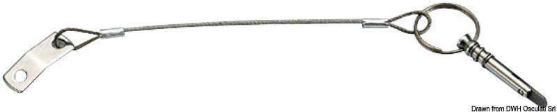 Serve per poter rimuovere la capottina della barca. Compatibile con tutti i nostri supporti a forcella per capottina.