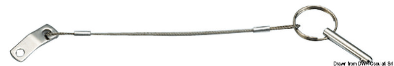 Serve per poter rimuovere la capottina della barca. Compatibile con tutti i nostri supporti a forcella per capottina.