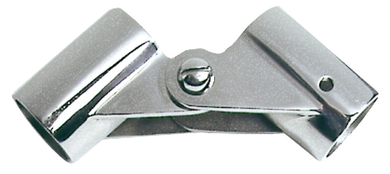 In acciaio inox AISI 316 lucidato a specchio.